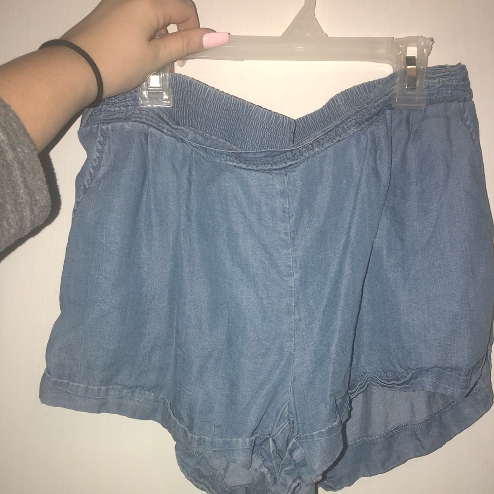 jean relaxed shorts